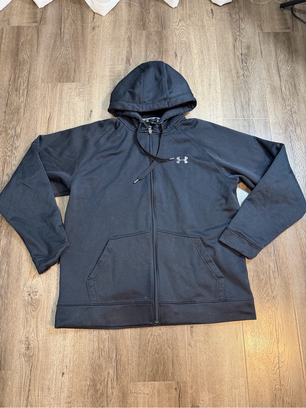 LG Men’s Black Full-Zip Performance Hoodie Jacket